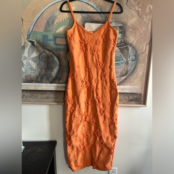 Torn By Ronny Kobo SARA DRESS in Terracotta - Picture 4 of 15